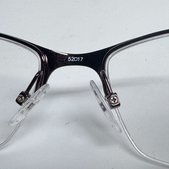 BCBG MAXAZRIA Milena Chestnut Womens Rectangle Eyeglasses 52-17-130 H16627 - Picture 7 of 8